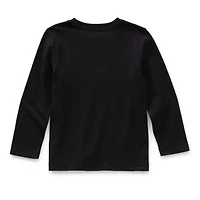 Okie Dokie Toddler Boys Crew Neck Long Sleeve Regular Fit Graphic T-Shirt