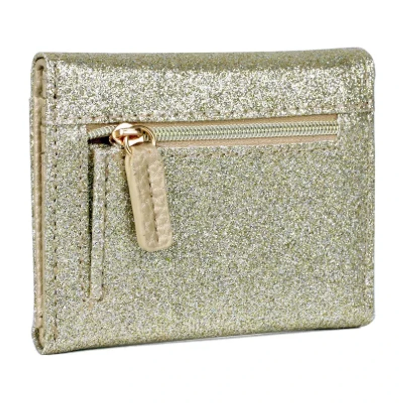 Julia Buxton Mini Trifold Womens Rfid Blocking Wallet