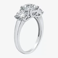 CT. T.W. Lab-Grown (G / SI1-SI2) Diamond Round 3-Stone Engagement Ring 14K Gold