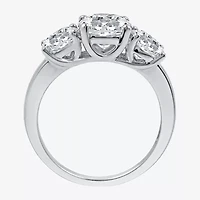 CT. T.W. Lab-Grown (G / SI1-SI2) Diamond Round 3-Stone Engagement Ring 14K Gold