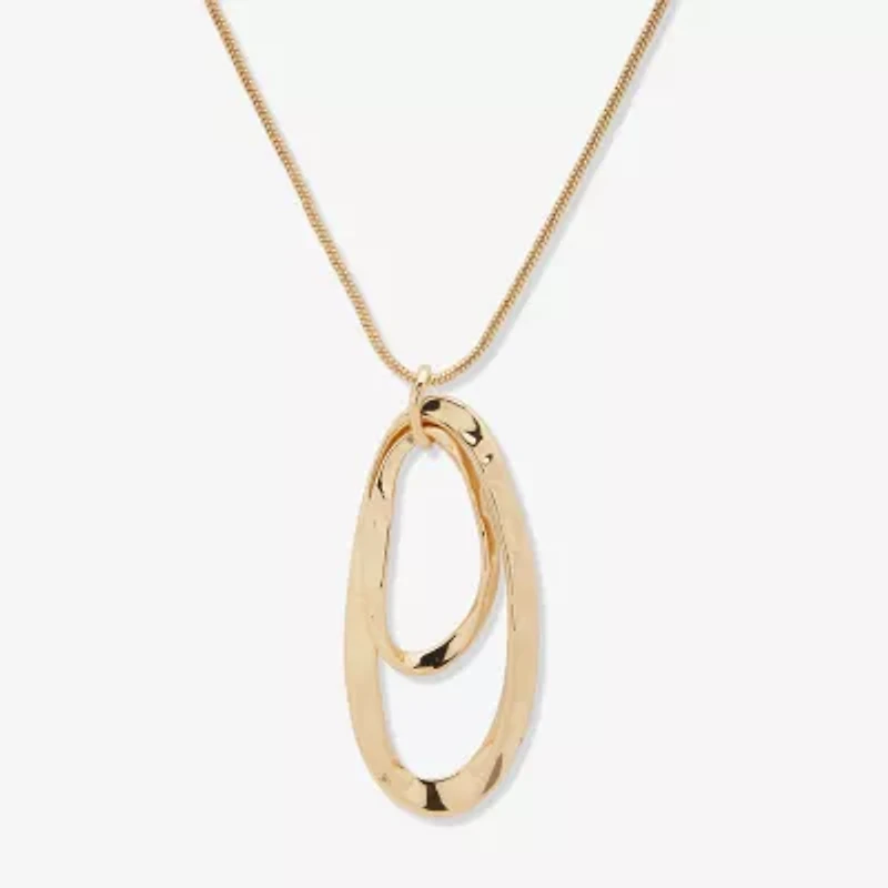 Worthington Womens 26 Inch Pendant Necklace