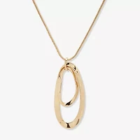 Worthington Womens 26 Inch Pendant Necklace