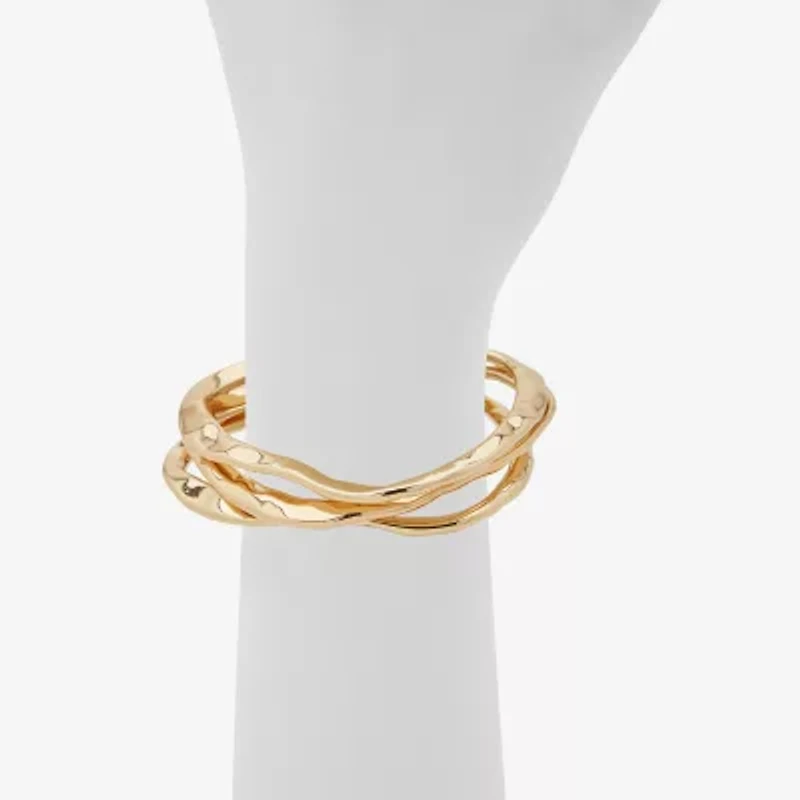Worthington Gold Tone Womens 3-pc. Bracelet Set