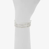 a.n.a Silver Tone Womens 5-pc. Bracelet Set