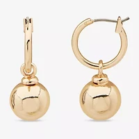 Worthington Womens 30.5mm Hoop Earrings