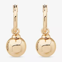 Worthington Womens 30.5mm Hoop Earrings
