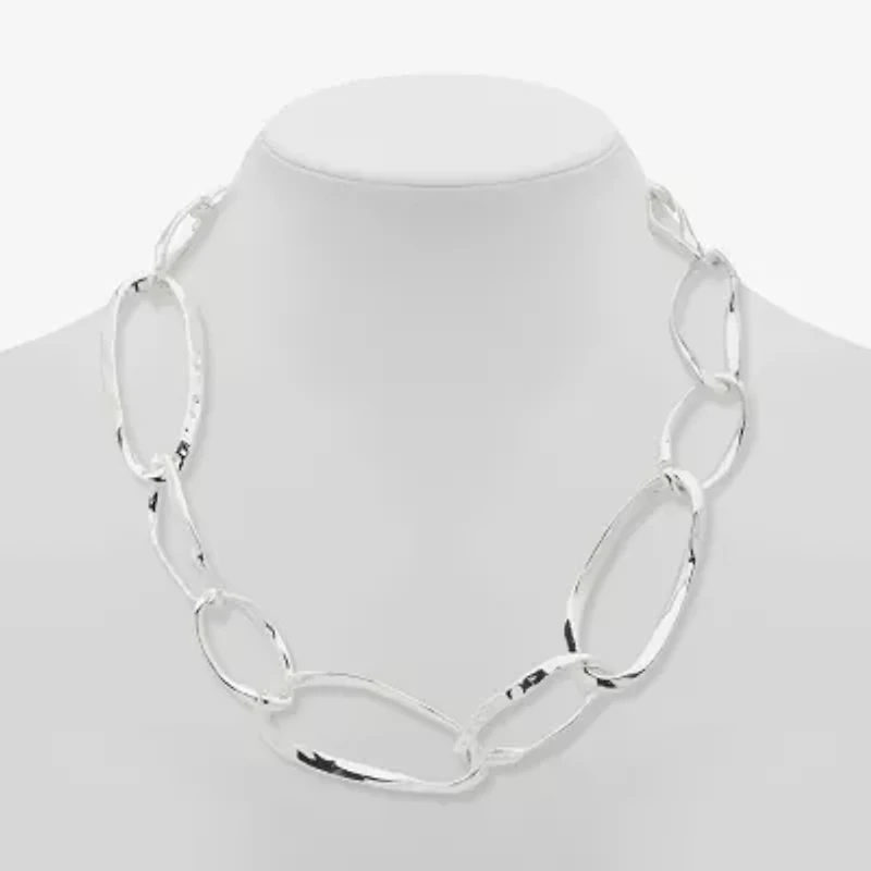 Worthington Womens 17 Inch Collar Necklace
