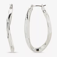 Worthington Womens 38.1mm Hoop Earrings