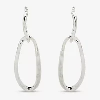 Worthington Womens 76.2mm Hoop Earrings