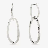 Worthington Womens 76.2mm Hoop Earrings
