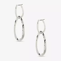 Worthington Womens 76.2mm Hoop Earrings