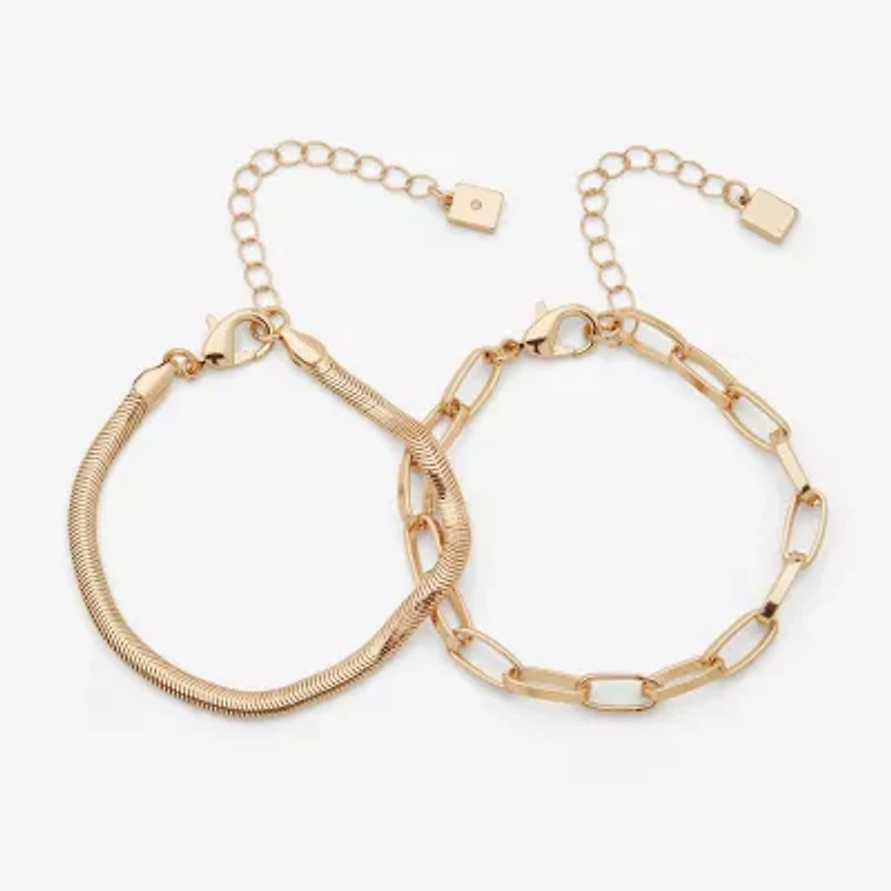 Worthington Womens 7.5 Inch Chain Bracelet