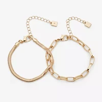Worthington Womens 7.5 Inch Chain Bracelet