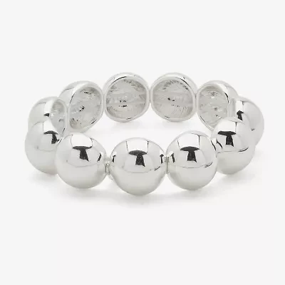 Worthington Silver Womens Stretch Bracelet