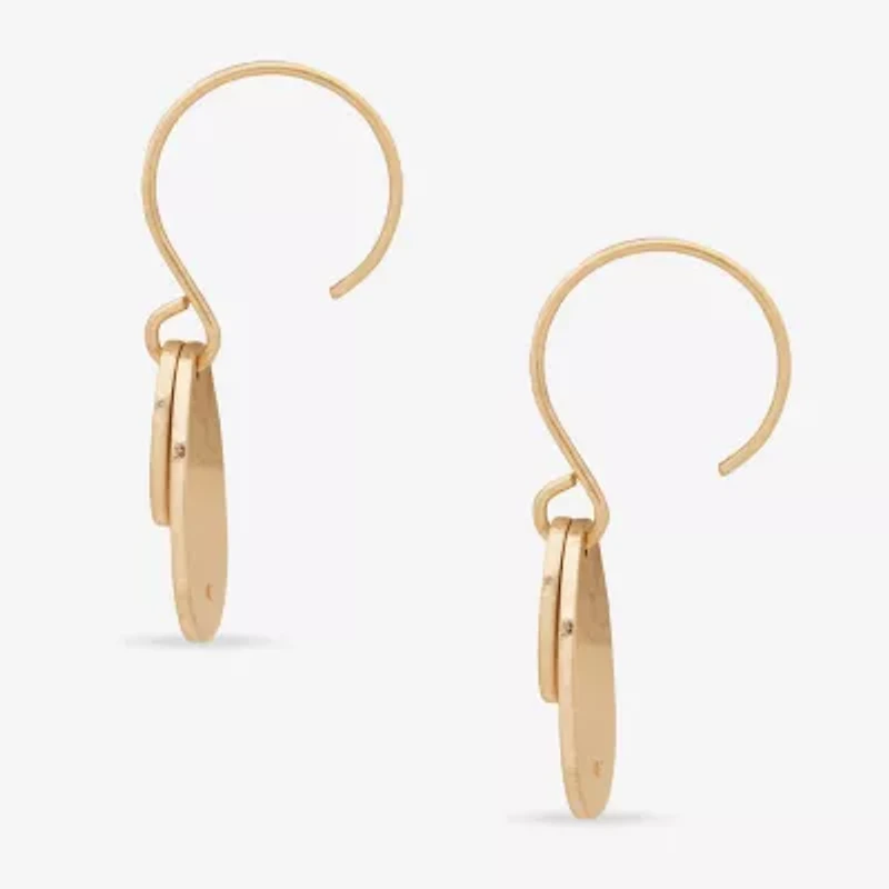 a.n.a Gold Tone Womens Drop Earrings