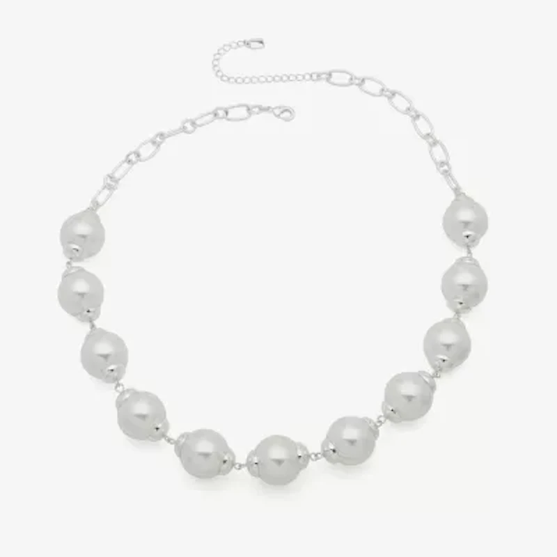 Worthington Womens 16 Inch Collar Necklace