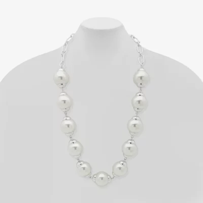 Worthington Womens 16 Inch Collar Necklace
