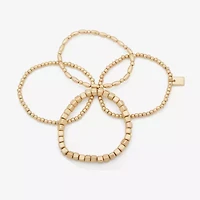 a.n.a Gold Tone Womens 4-pc. Bracelet Set