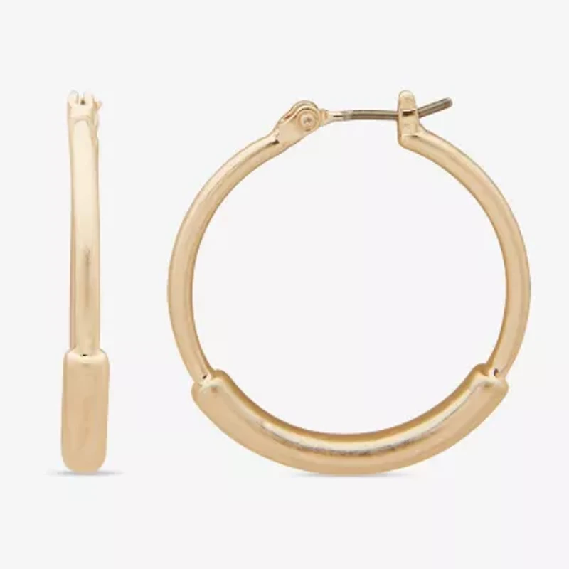 a.n.a Tube Womens Hoop Earrings