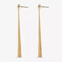 Worthington Snake Chain Linear Womens Drop Earrings