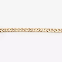 Worthington Toggle Charm Womens 8 Inch Curb Chain Bracelet