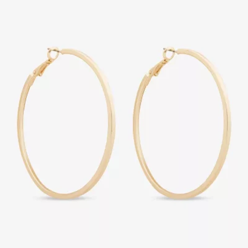 a.n.a Womens 58.5mm Hoop Earrings