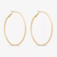 a.n.a Womens 58.5mm Hoop Earrings