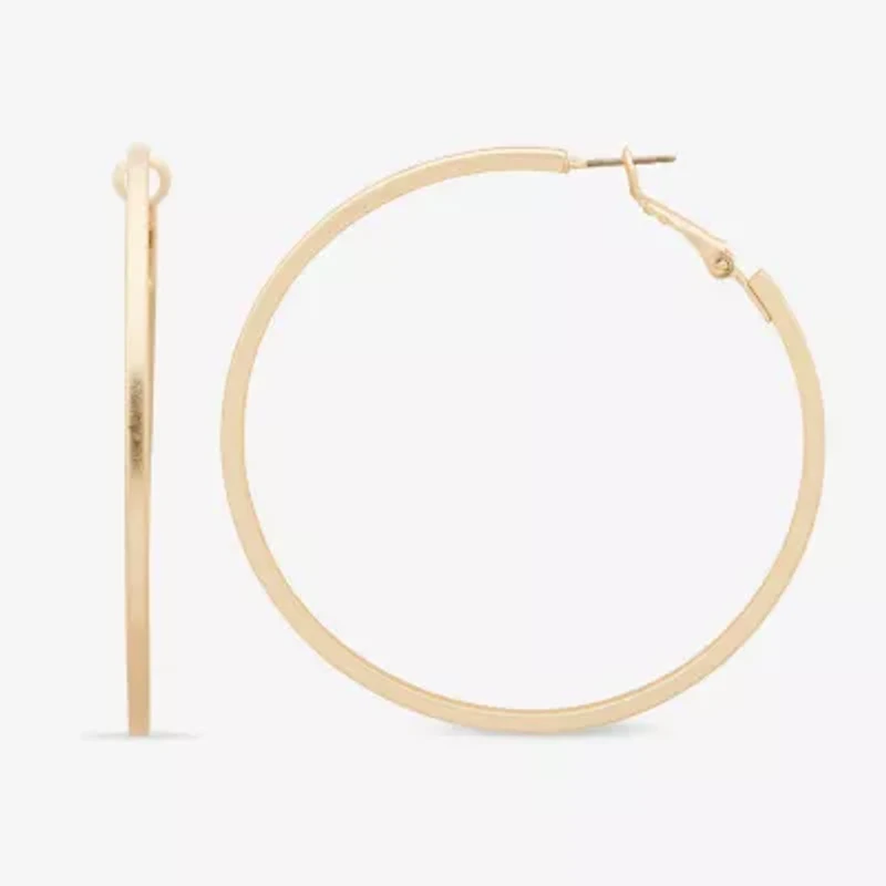 a.n.a Womens 58.5mm Hoop Earrings