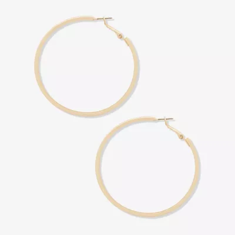 a.n.a Womens 58.5mm Hoop Earrings