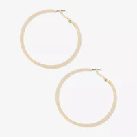 a.n.a Womens 58.5mm Hoop Earrings