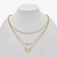 a.n.a Gold Tone Womens 24 Inch Strand Necklace