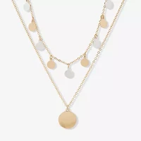 a.n.a Two Tone Womens 16 Inch Strand Necklace