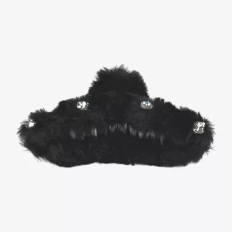 Bijoux Bar Black Fur Hair Clip