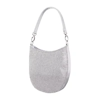 I. Miller Lolly Crystal Front Hobo Embellished Evening Bag