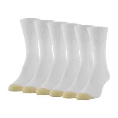 Gold Toe Casual Ultra Soft Womens 6 Pair Crew Socks