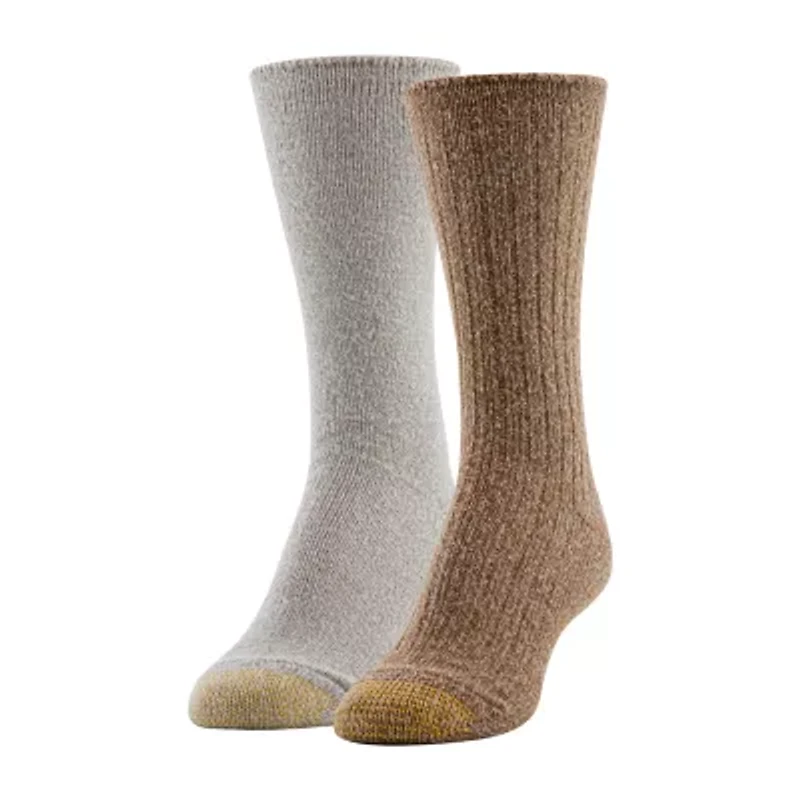 Gold Toe Super Soft Womens 2 Pair Crew Socks
