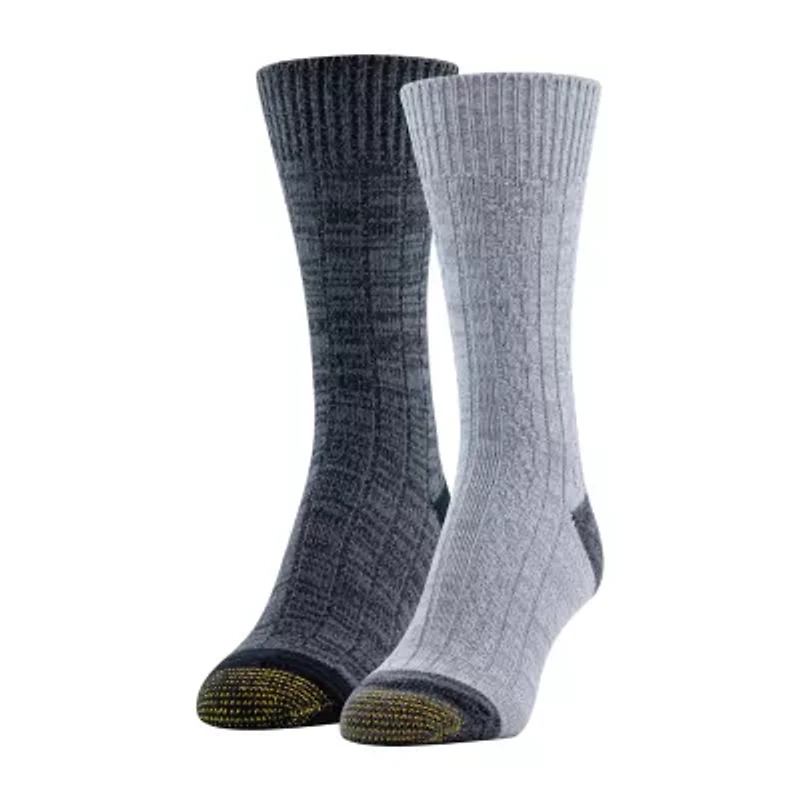 Gold Toe Soft Cable Womens 2 Pair Crew Socks