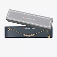 Liz Claiborne Womens Glass Strand Bracelet
