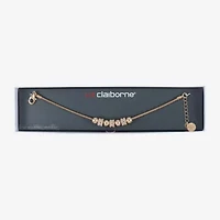 Liz Claiborne Womens Glass Strand Bracelet