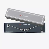 Liz Claiborne Womens Glass Strand Bracelet
