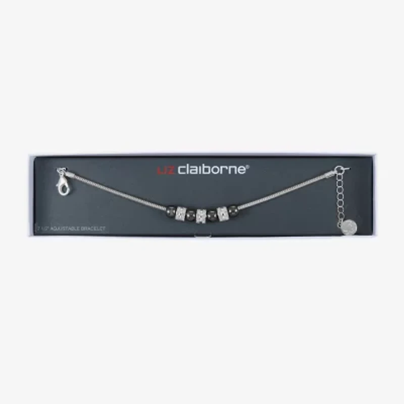 Liz Claiborne Womens Glass Strand Bracelet