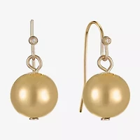 Liz Claiborne Womens Round Drop Earrings