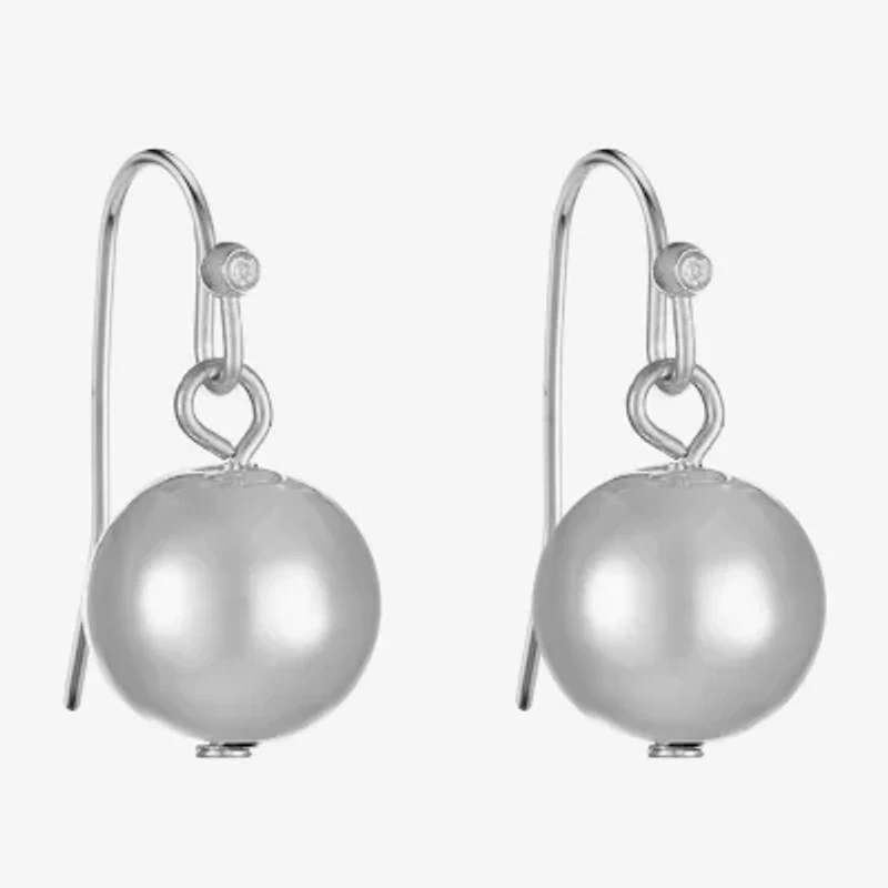 Liz Claiborne Womens Round Drop Earrings