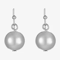 Liz Claiborne Womens Round Drop Earrings