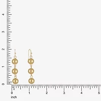 Liz Claiborne Linear Womens Round Drop Earrings