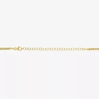 Diamond Addiction (G-H / Si2-I1) Womens 10K Gold 18 Inch Cuban Chain Necklace