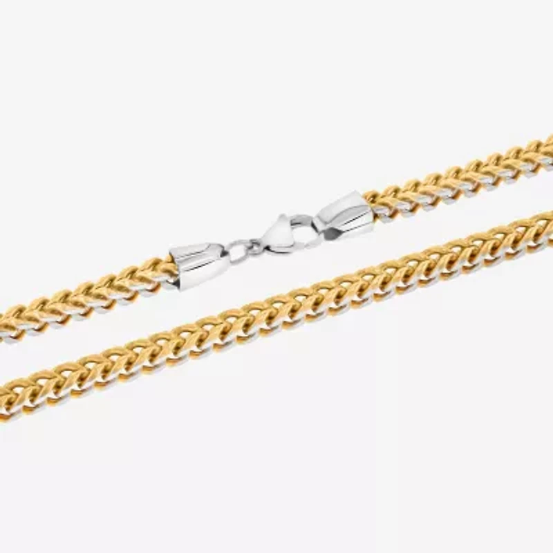 Mens Stainless Steel 24 Inch Link Chain Necklace