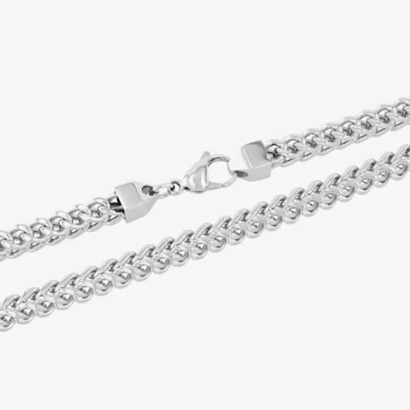 Mens Stainless Steel 24 Inch Link Chain Necklace