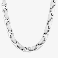 Mens Stainless Steel 24 Inch Link Chain Necklace