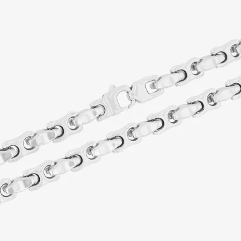 Mens Stainless Steel 24 Inch Link Chain Necklace